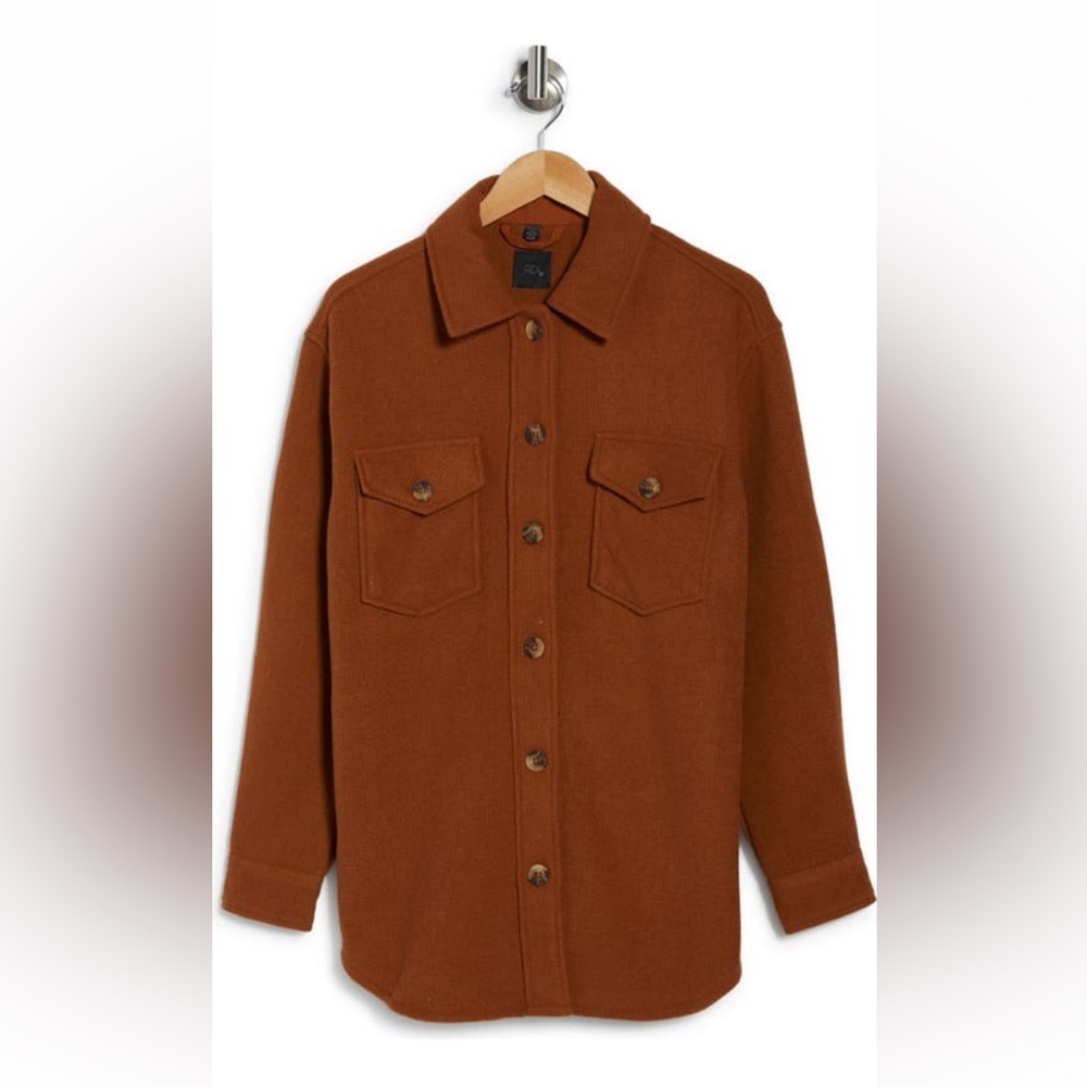 RDI Textured Knit Shirt Jacket